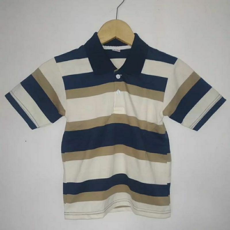 kaos kerah anak laki laki