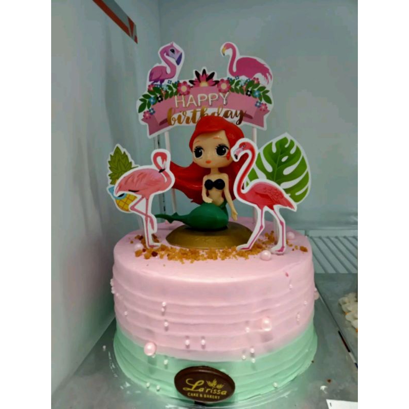 

Kue tart mermaid - kue ulang tahun anak perempuan - cake ultah anak - black forest