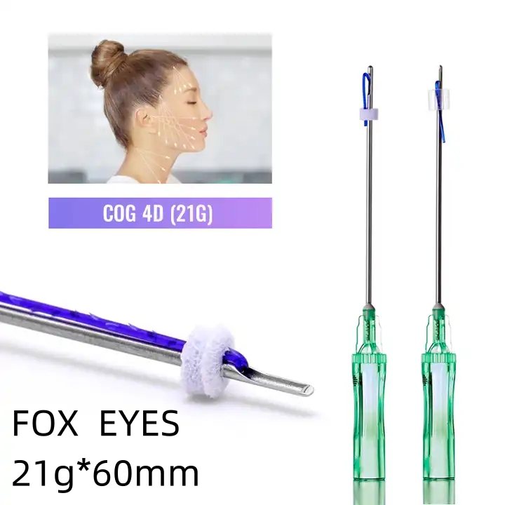 Minerva face benang Bentuk V 21G*60MM pack of two tanam benangRetail/ COG/2pcs benang