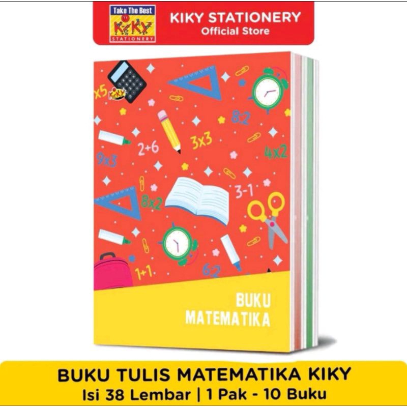 

Buku tulis Matematika KIKY 38 lembar (1 buku)