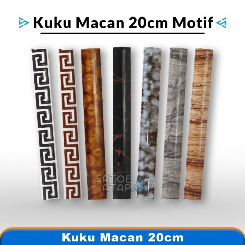 Kuku Macan Keramik 20cm Motif Bon Bon