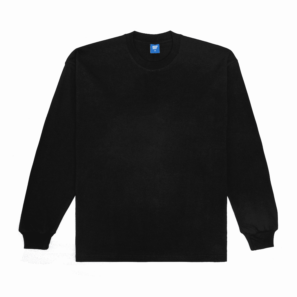 Polos Kece - Longsleeve Rib 24s Hitam