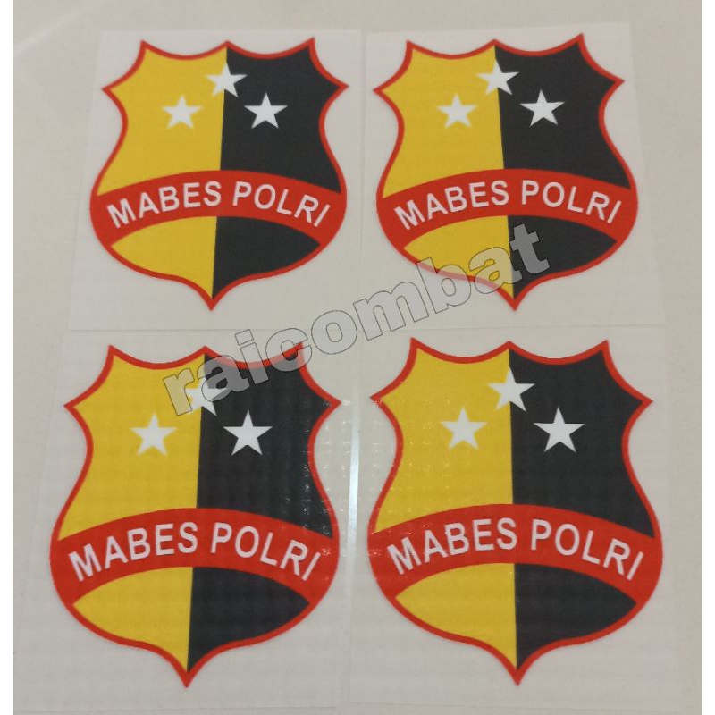 

Stiker Sablon DTF Mabes POLRI / Sablon Setrika Logi Mabes polri