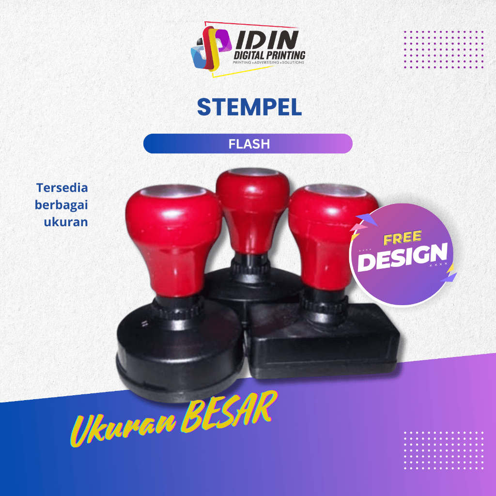 

Stempel Besar Custom Berbagai Ukuran Perusahaan Instansi - Percetakan Idin Digital Printing