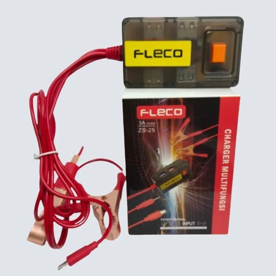 2 USB Charger Aki Di Motor Sambungan Charger Hp Ke Aki Motor Casan Hp Di Motor Charger Motor