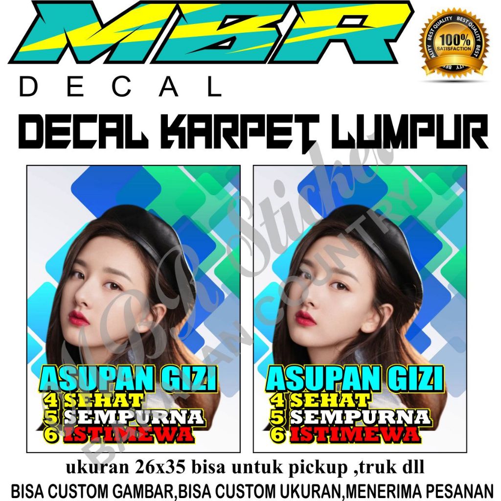 stiker karpet lumpur,DECAL KARPET LUMPUR,DECAL KARPET GRANMAX,DECAL KARPET TRUK,DECAL KARPET PICKUP