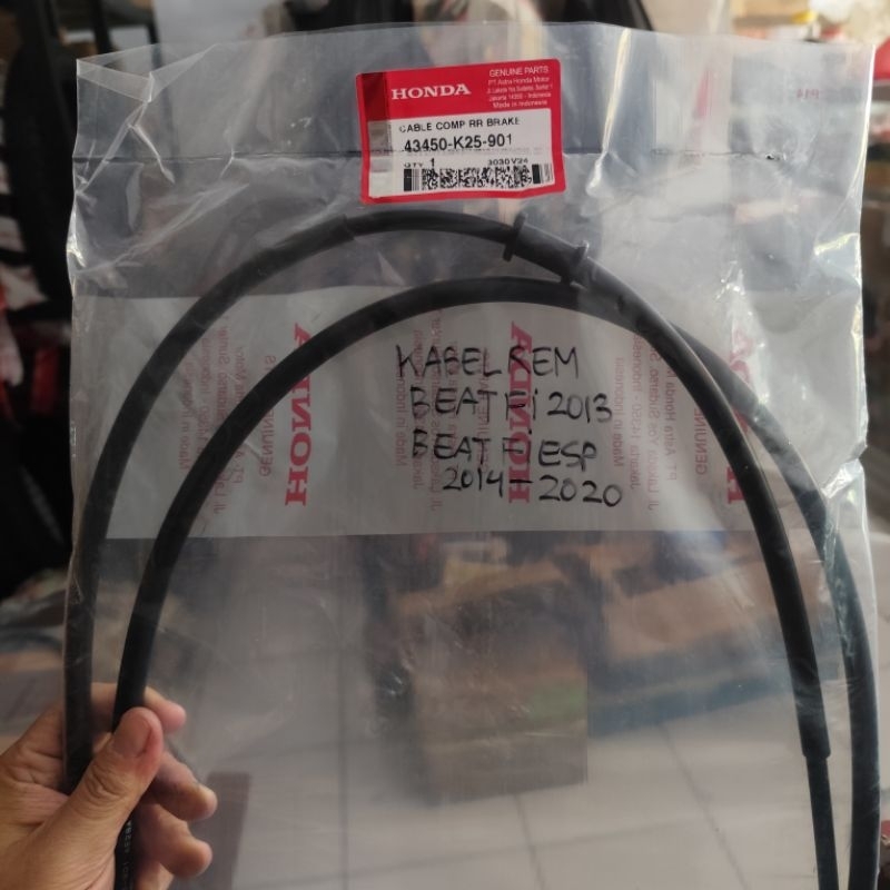 kabel rem belakang beat fi 2013-2014 43450K25911