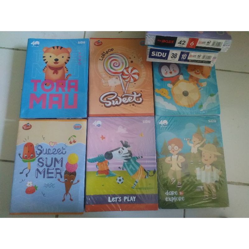 

BUKU TULIS SINAR DUNIA 38 lbr MURAH | 1pack isi 10 buku