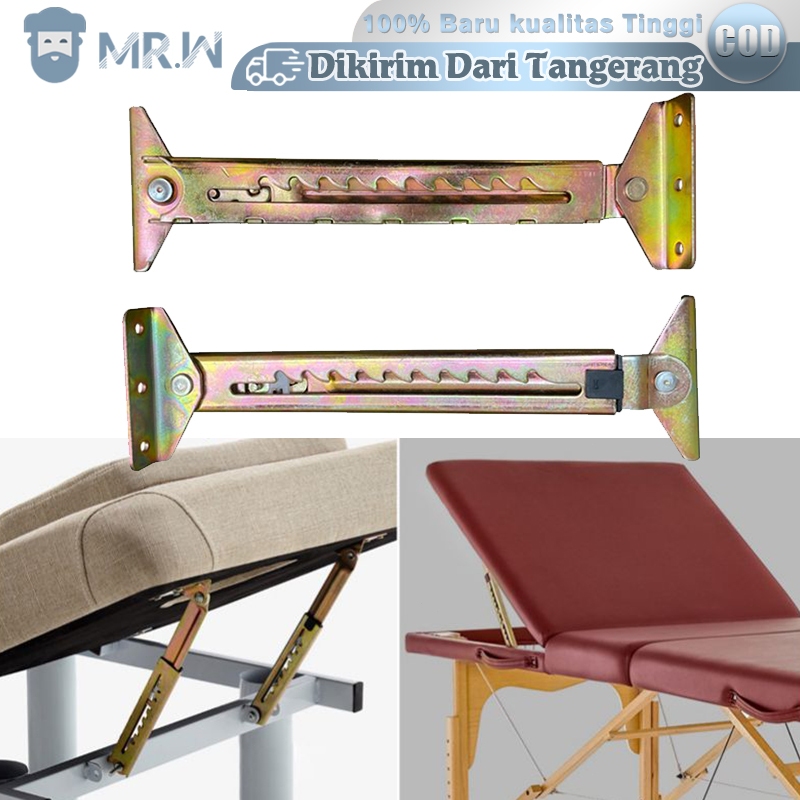 2pcs/Set Engsel Tempat Tidur Lipat 10 Levels Adjustable Engsel Kursi Lipat Lesehan Engsel Sofa Bed