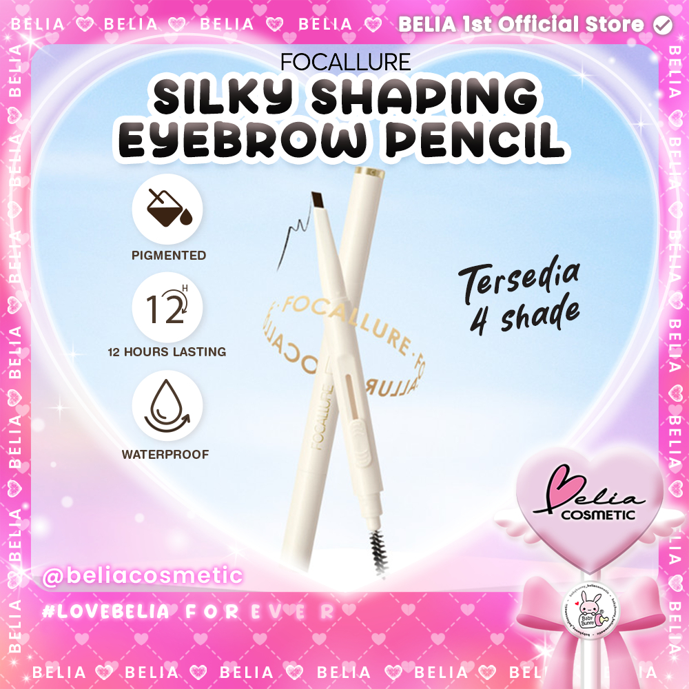 ❤ BELIA ❤ FOCALLURE Silky Shaping Eyebrow Pencil FA202 | Tahan Air Sliding Pensil alis-Makeup