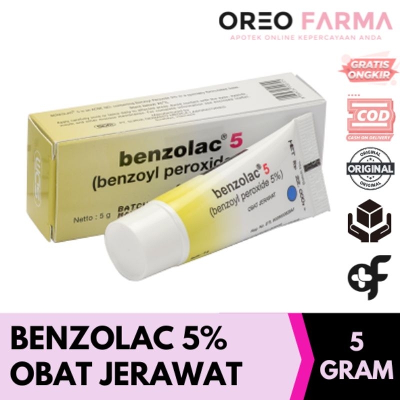 Benzolac 5 | Benzolac 5% | Benzolac Obat Jerawat