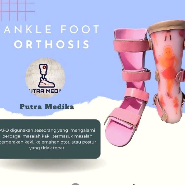AFO Rigid / Sepatu AFO (Harga 1 Kaki)