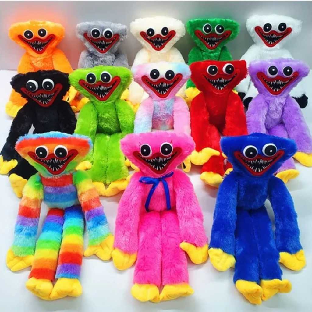 Boneka Huggy Wuggy  ukuran 40 cm halus dan lembut