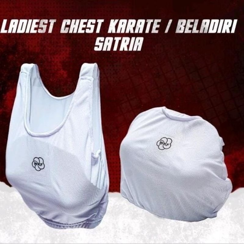 LADIEST CHEST / CHESPRO / PELINDUNG DADA WANITA KARATE STANDAR NASIONAL