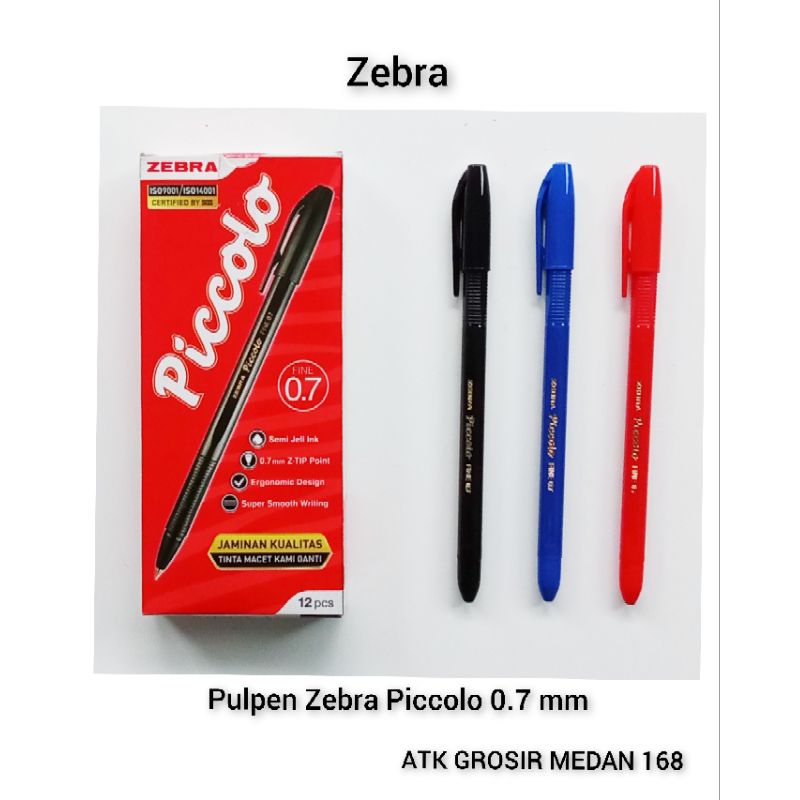 

Pulpen Zebra Piccolo 0.7 mm / pcs