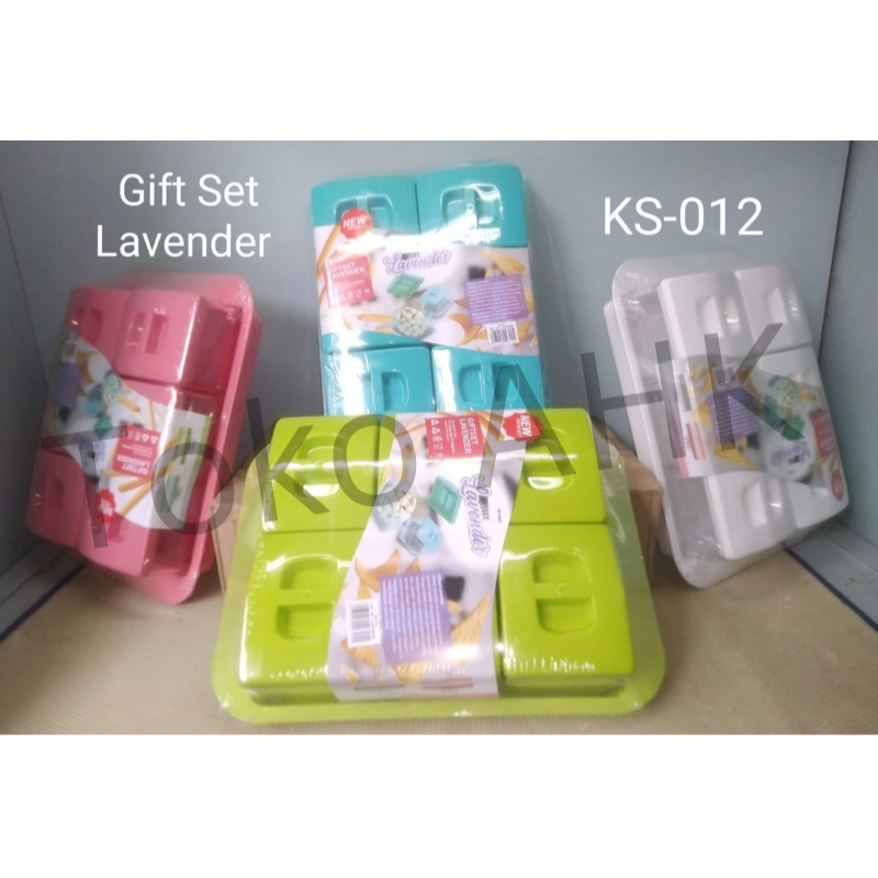 Wadah Kue, Cemilan, Permen / Gift Set Lavender KS-012 /GBU /Plastik