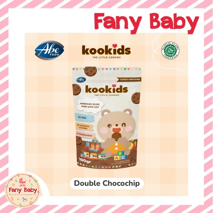 

ABE FOOD KOOKIDS COOKIES 100GR - CHOCOLATE CHIP