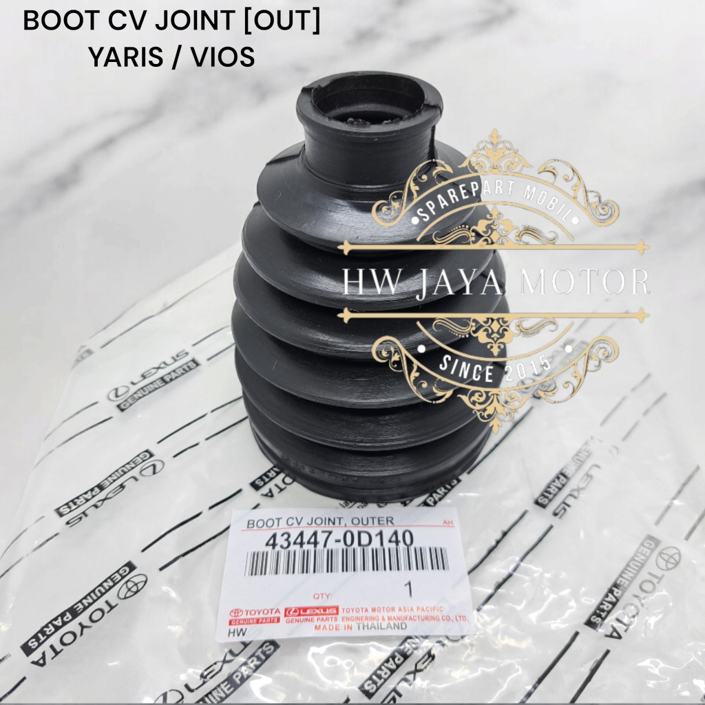 BOOT CV JOINT OUT LUAR TOYOTA YARIS ORIGINAL