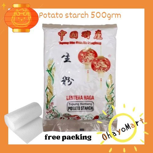 

Potato Starch Lentera Naga/ Tepung kentang/ Tepung Dim-sum/ tepung masak 500g