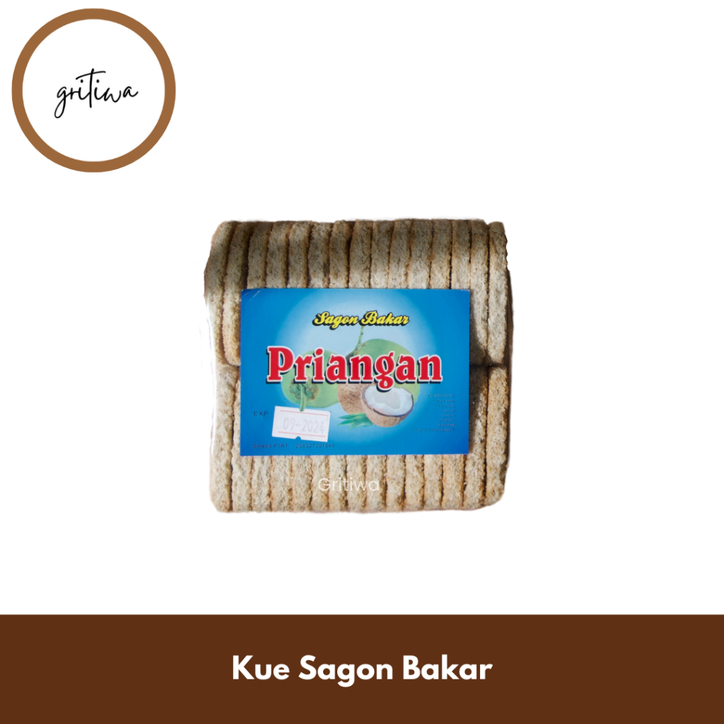 

GRITIWA - KUE SAGON BAKAR GURIH KELAPA - 28 PCS