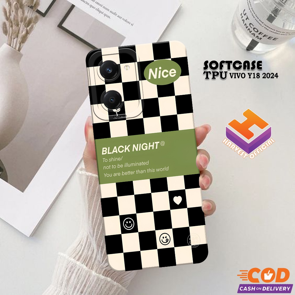 Case Hp VIVO Y18 2024 - Soft Pro Camera - Softcase VIVO Y18 2024 - Casing VIVO Y18 2024 - Kesing VIV