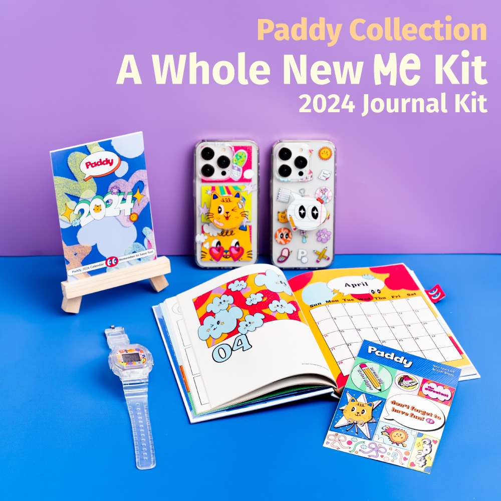 

Paddy A Whole New Me Kit - Journal Buku Tulis Aesthetic Planner Agenda Notebook Kalender