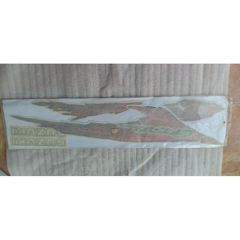 stryping striping stiker sticker Suzuki crystal Crystal tune non original NOS