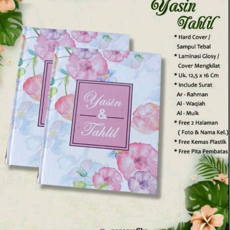 Buku yasin hardcover 128halaman Hvs