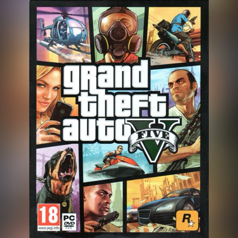 GRAND THEFT AUTO GTA V FIVE 5 GAME PC LAPTOP KOMPUTER FULL VERSION LINK DOWNLOAD