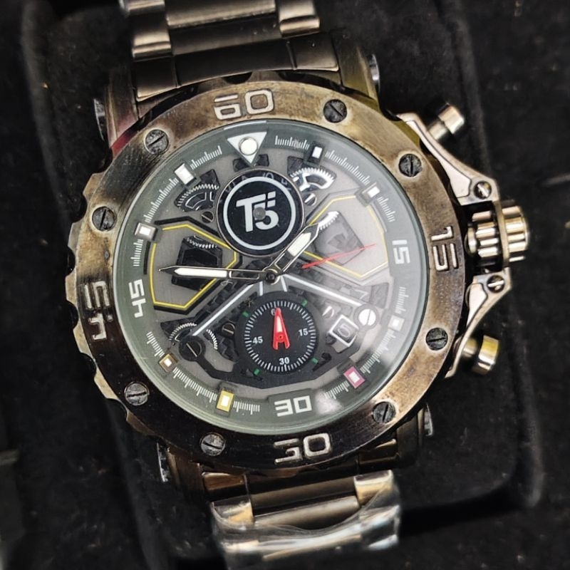 ORIGINAL T5 JAM TANGAN PRIA COWOK ANTI TAHAN AIR SPORT karet T5 JAM TANGAN PRIA COWOK COWO ORIGINAL 