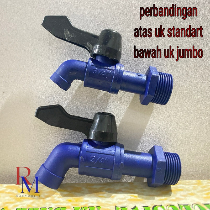 kran amico pvc 3/4 jumbo 3/4 kecil ( standart )