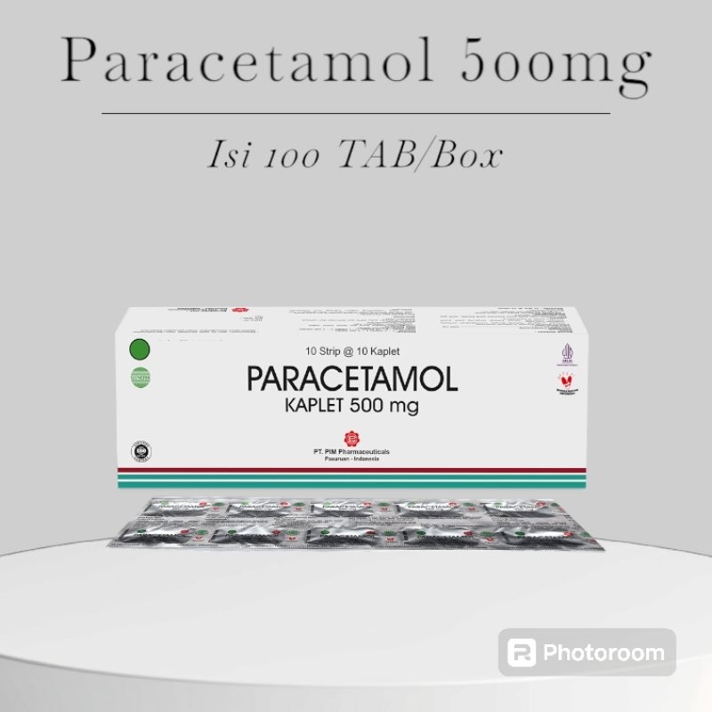 Paracetamol 500mg 1box/100tab