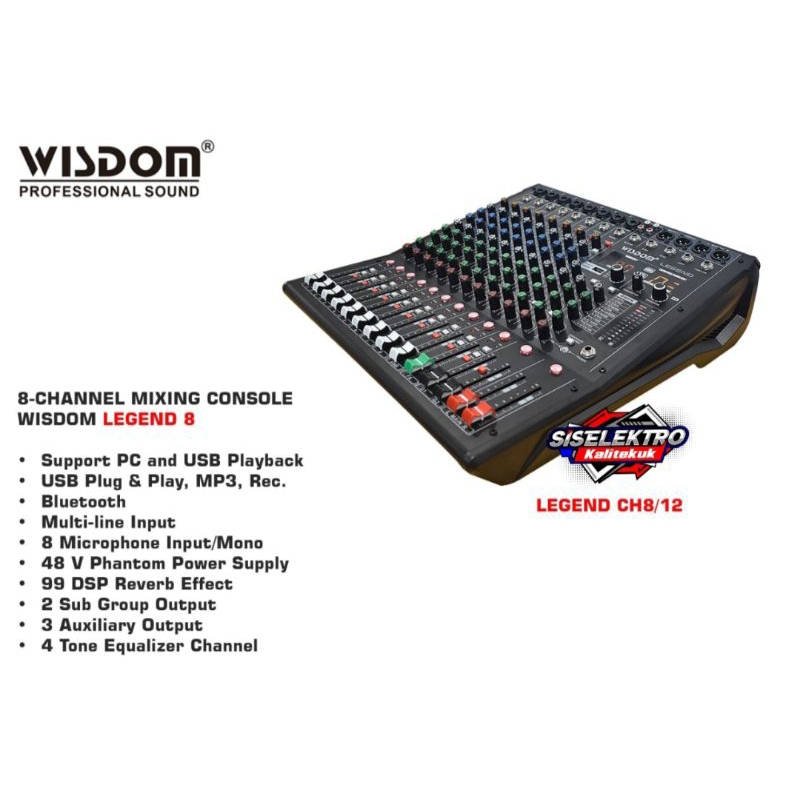 Mixer Wisdom Legend 8 Chanel Wisdom 8 Chanel legend
