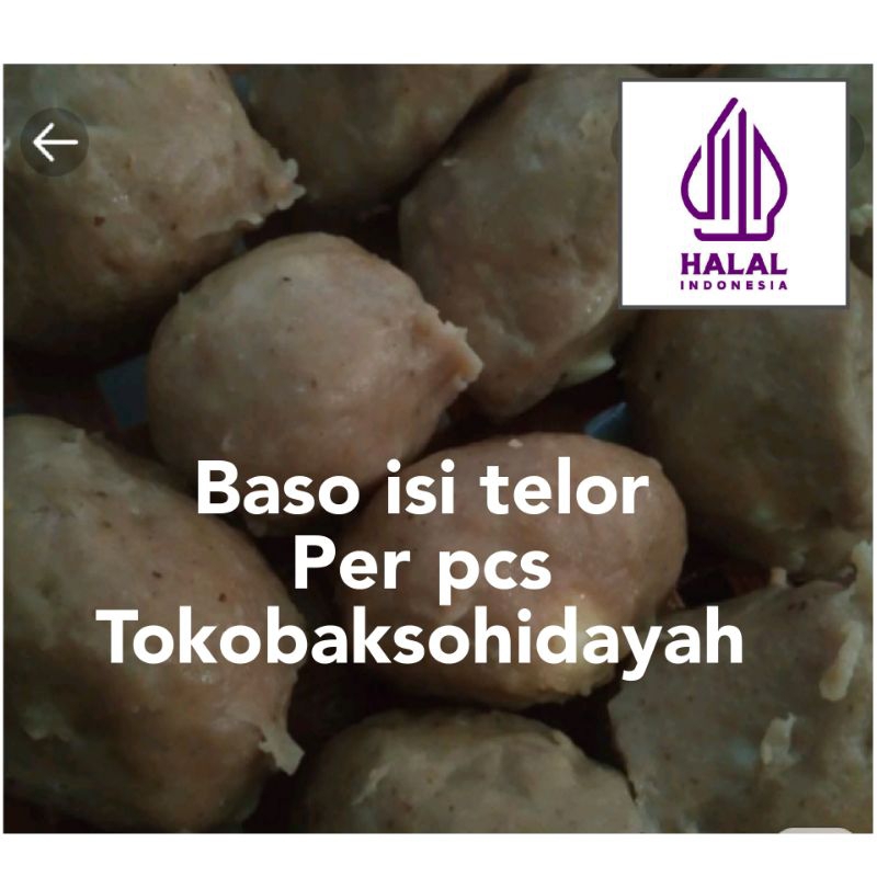 

Baso Telor ayam/Pcs