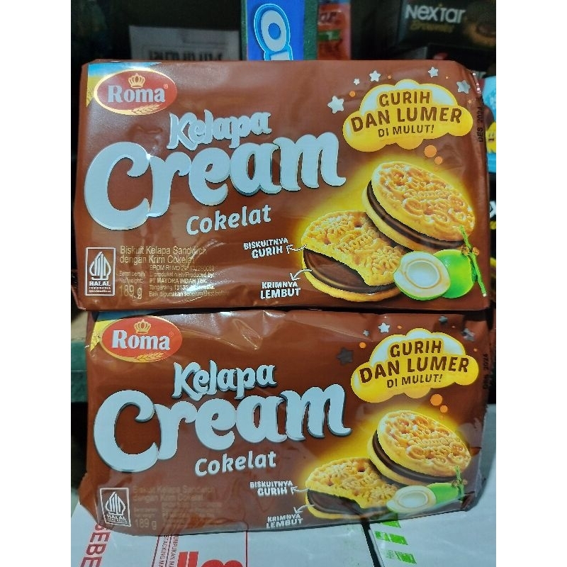 

Roma Kelapa Cream Cokelat 189g