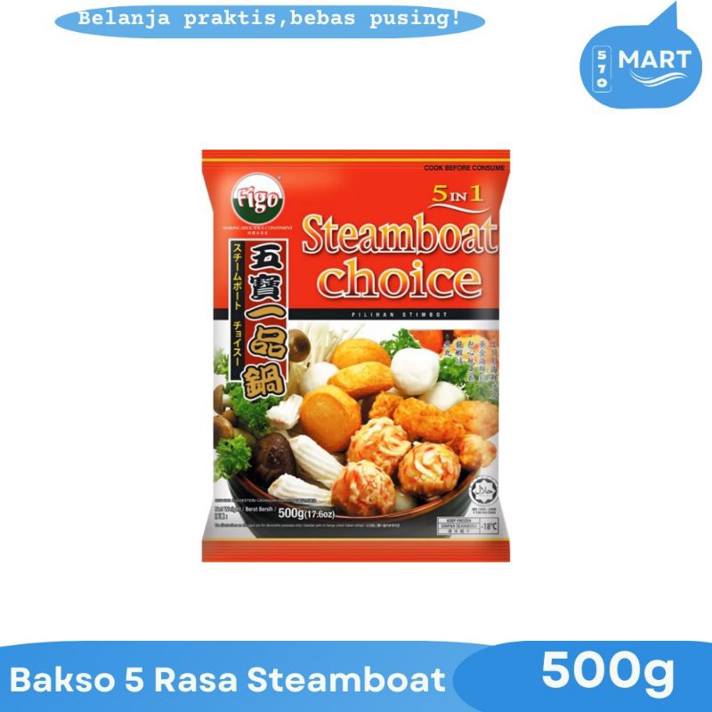 

Figo Steamboat Choice baso 5 rasa 500gr