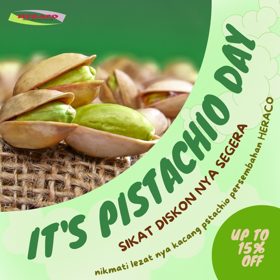 

kacang pistacio premium pistachio kacang fustuk Heraco 42gr