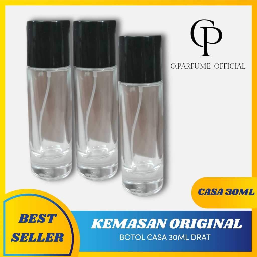 Botol Parfum Casa 30ML Drat - Botol Parfum Kosong Casa - Botol Casa Drat 30ML