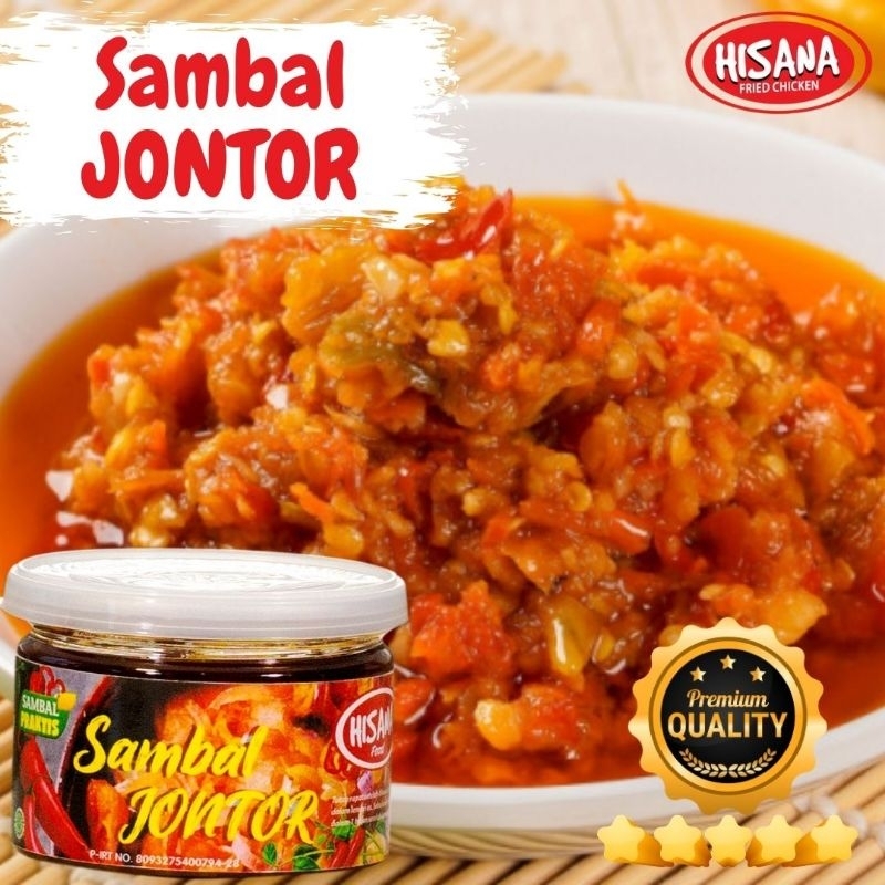 

SAMBAL JONTOR SUPER EXTRA PEDAS TOPLES 120gr HISANA ORIGINAL PREMIUM QUALITY VIRAL
