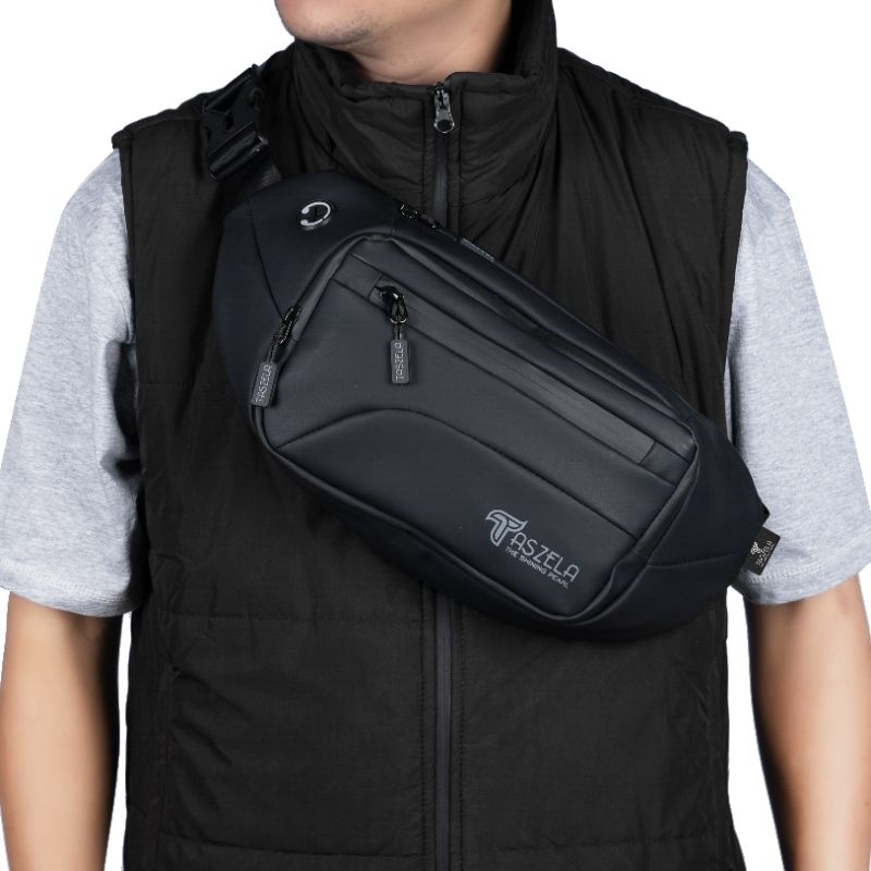 Taszela | Tas Pinggang PriaTas Waistbag Tas Waterproof Tas Selempang Bahu Pria BIRKIN
