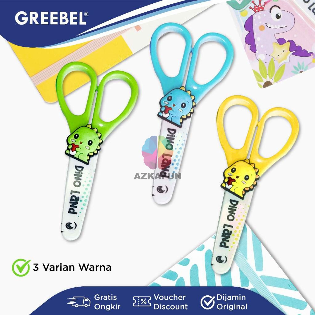 

GREEBEL GUNTING SC-05 - Gunting anak lucu - gunting dino greebel