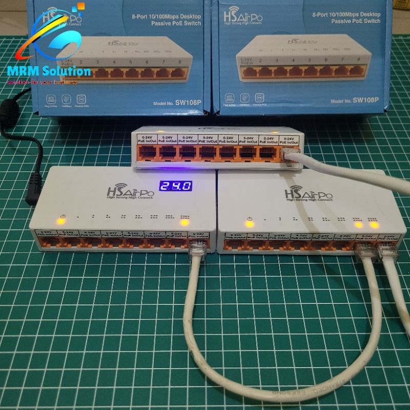 Switch HsAir Pro SW108P Full Modif PoE In/Out