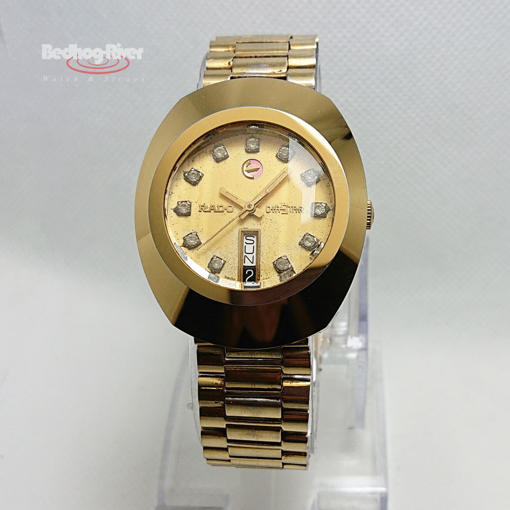 Vintage Rado Diastar 636.0013.3 Automatic Men's Watch Gold Plated