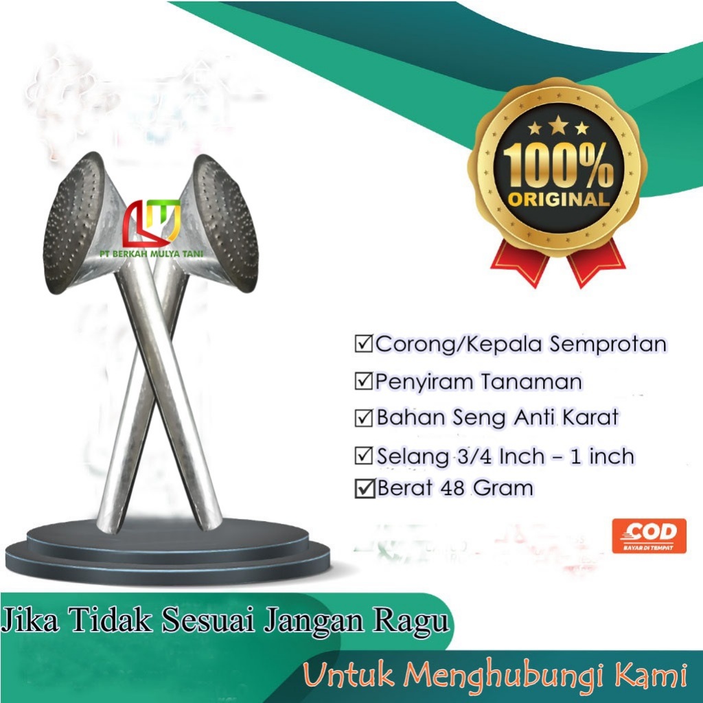 Corong Cepor Alat Penyiram Tanaman Kepala Semprotan Ujung Selang Air