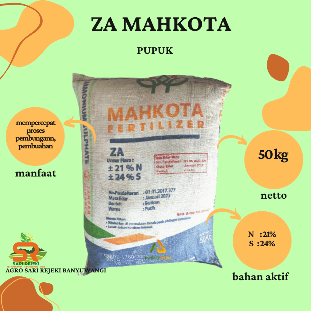 PUPUK ZA MAHKOTA FERTILIZER 50KG