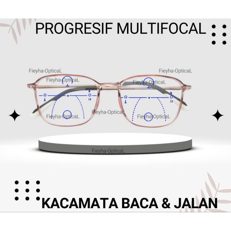 KACAMATA PROGRESIF ANTIRADIASI / KACAMATA BACA DAN JALAN / KACAMATA 2225