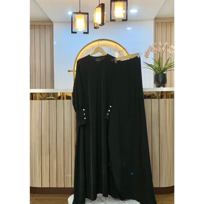 Lubna dress/abaya dress/dress umroh/zalifa dress