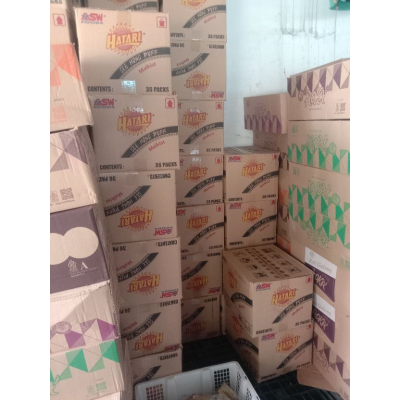 

kardus bekas hatari biskuit