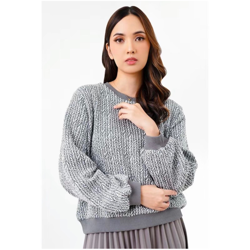 Benang Jarum Everly Sweater Grey