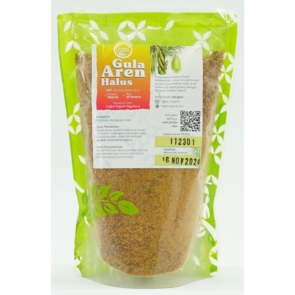 

LO GULA AREN HALUS NATURAL 200 GR